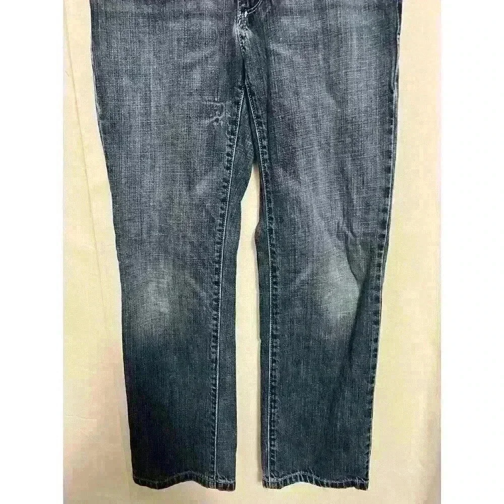 Tommy Hilfiger Boys Sz 10 Reg Adjustable Waistband Straight Leg Dark Denim A0012